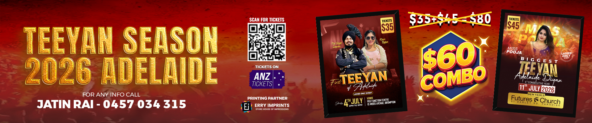 Teeyan Adelaide Diyan combo - Miss Pooja, Pal Singh Samaon, Kiran bajwa
