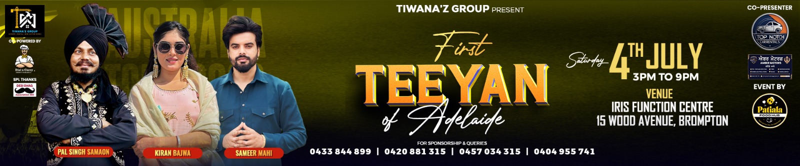 Teeyan Teej Diyan - First Teeyan of Adelaide
